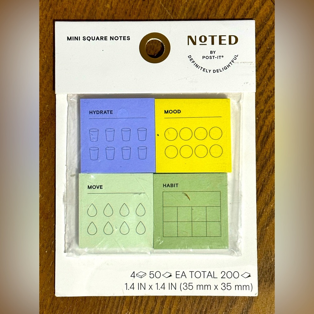 Noted by post-it brand pretty sticky notes